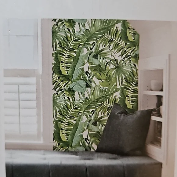 WALL POPS peel and stick wallpaper palm leaves 🍃 - Picture 7 of 15